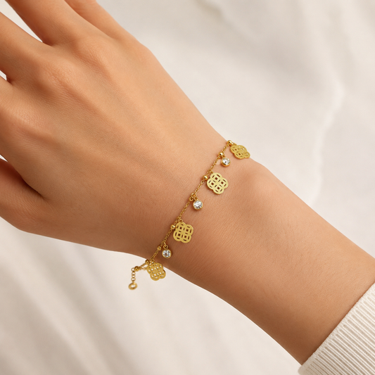 Aurelia Gold Charm Bracelet