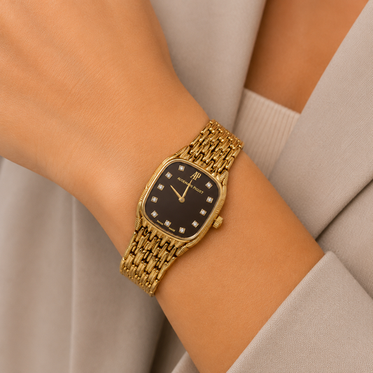 Audemars Piguet Gold Brown Dial Watch
