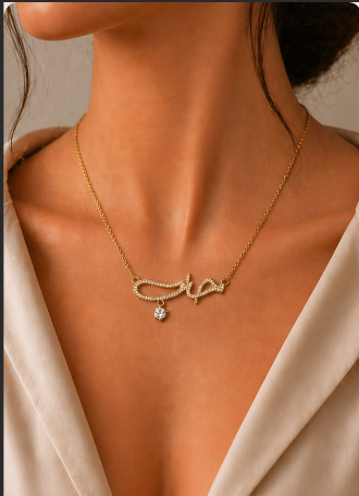 Gold Love Necklace