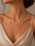 Gold Multi-Charm Necklace