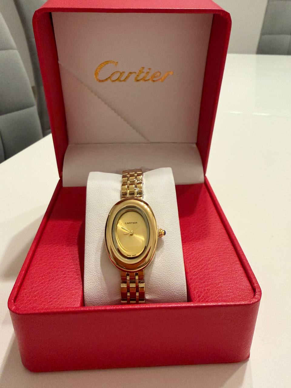 Cartier Baignoire Gold Bracelet Watch