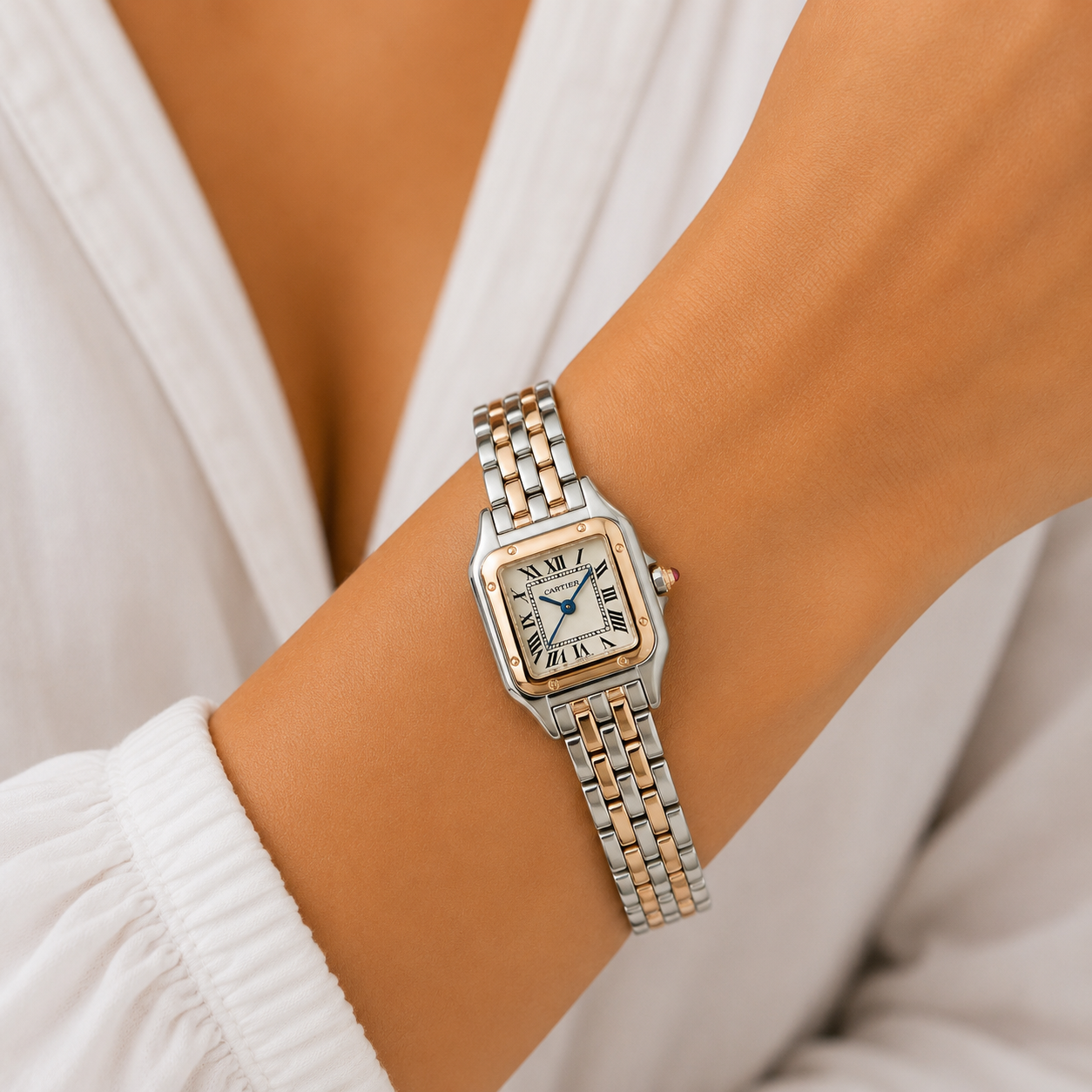 Cartier Santos Two-Tone Watch
