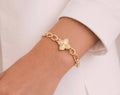 Golden Clover Charm Bracelet